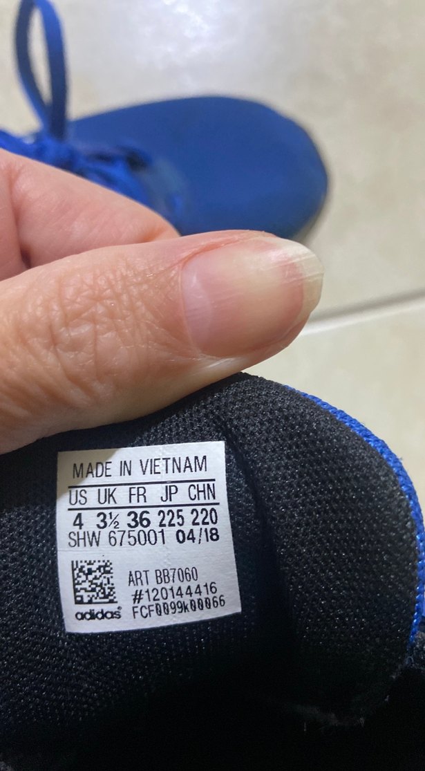 Erkek Çocuk Adidas Bağcıklı Mavi Spor Ayakkabı Adidas orijinal - Görsel 4