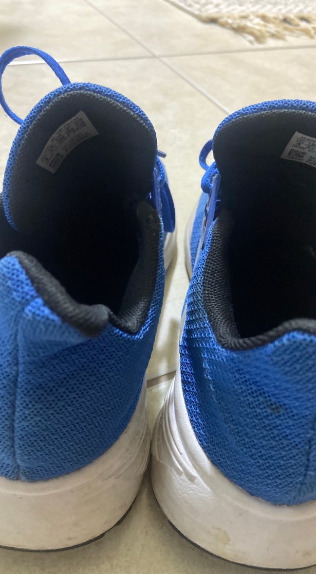 Erkek Çocuk Adidas Bağcıklı Mavi Spor Ayakkabı Adidas orijinal - Görsel 3