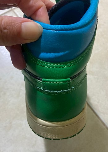 Yeşil Nike Air Jordan Basketbol Ayakkabıı - Görsel 4