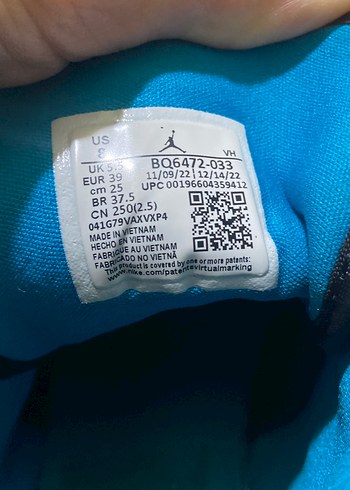 Yeşil Nike Air Jordan Basketbol Ayakkabıı - Görsel 5