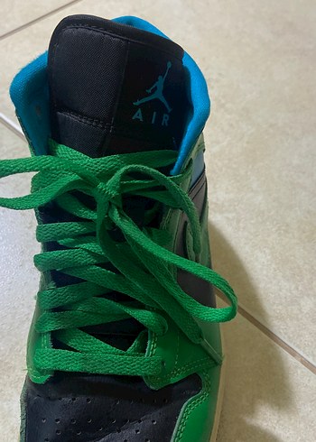 Yeşil Nike Air Jordan Basketbol Ayakkabıı - Görsel 2