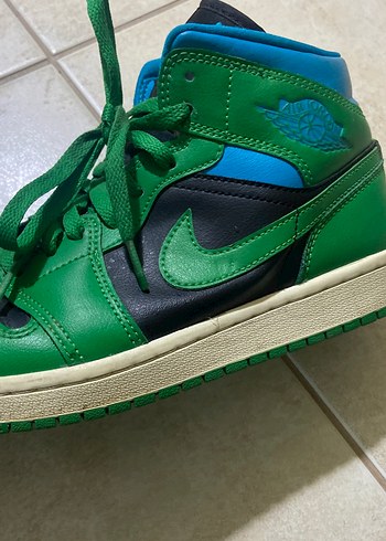 Yeşil Nike Air Jordan Basketbol Ayakkabıı - Görsel 3