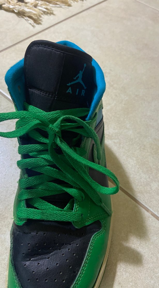 Yeşil Nike Air Jordan Basketbol Ayakkabıı - Görsel 2