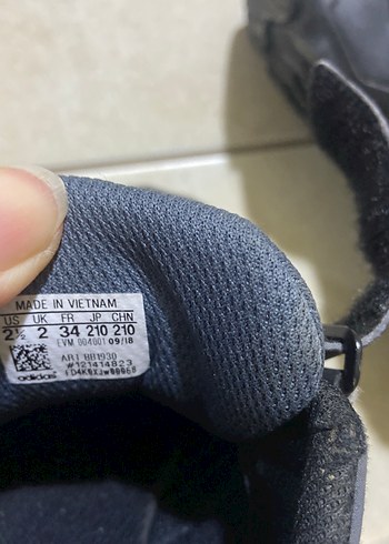 Erkek Çocuk Siyah Biker Spor Ayakkabı - Görsel 4