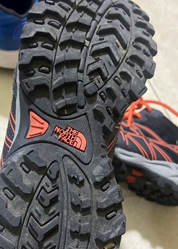 Turuncu Erkek Spor Ayakkabı Bağcıklı The north Face orjinal bot - Görsel 5