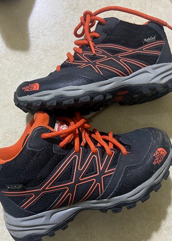 Turuncu Erkek Spor Ayakkabı Bağcıklı The north Face orjinal bot - Görsel 4