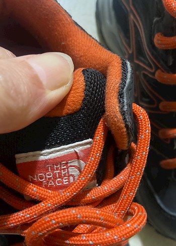 Turuncu Erkek Spor Ayakkabı Bağcıklı The north Face orjinal bot - Görsel 2