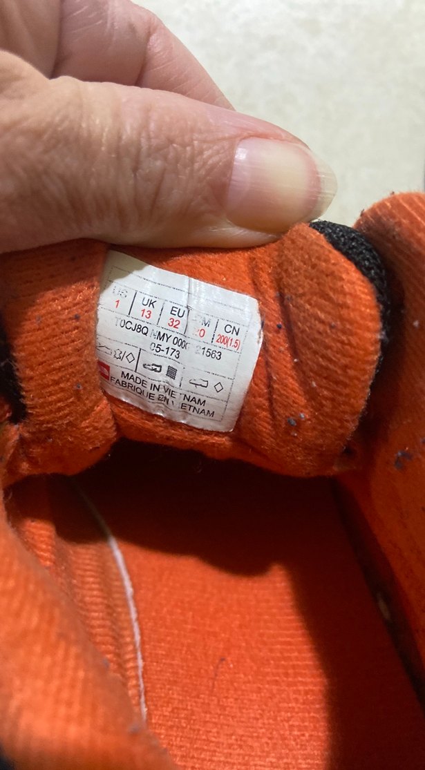 Turuncu Erkek Spor Ayakkabı Bağcıklı The north Face orjinal bot - Görsel 3