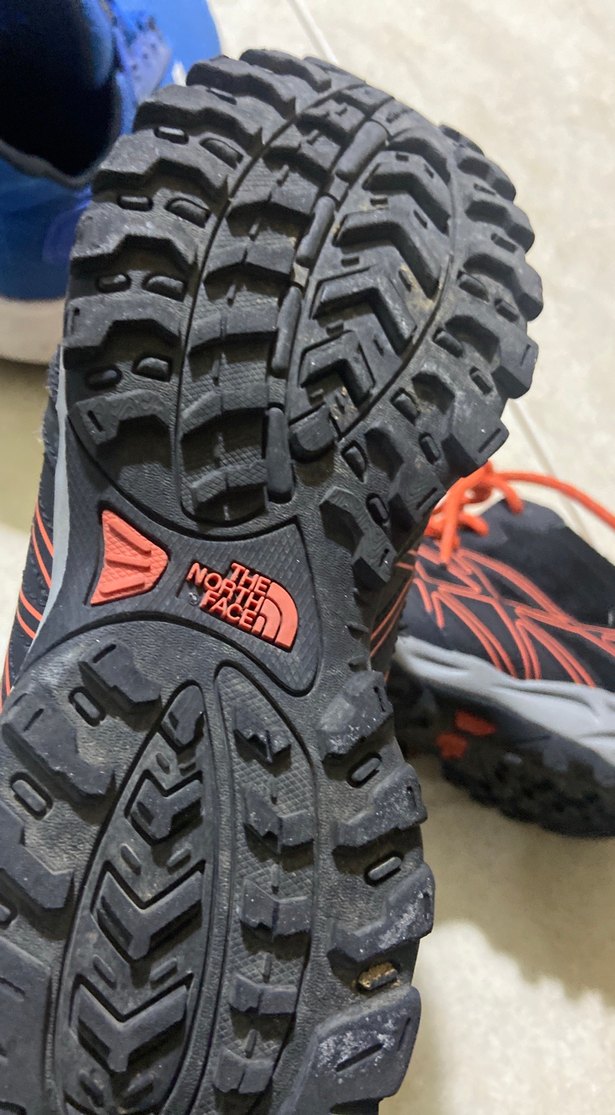 Turuncu Erkek Spor Ayakkabı Bağcıklı The north Face orjinal bot - Görsel 5