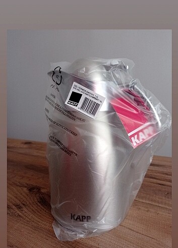 Beden beyaz Renk Kapp Çelik Termos - Switch kapak 1, 5 lt
