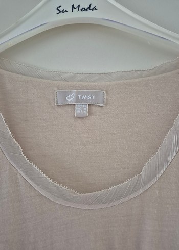 Twist Bej Renk Elbise Sıfır Kullanılmadı 36 beden - Görsel 2