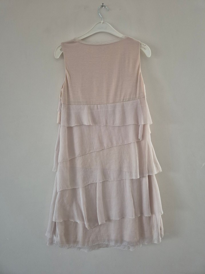 Twist Bej Renk Elbise Sıfır Kullanılmadı 36 beden - Görsel 3