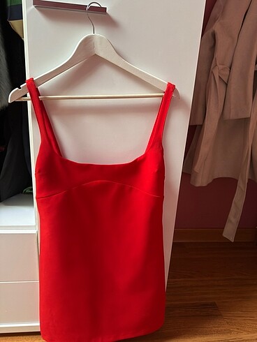 Zara Zara kırmızı mini elbise
