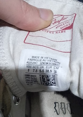 Bej Converse Chuck Taylor Kadın Spor Ayakkabı - Görsel 6