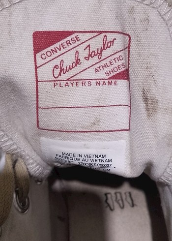 Bej Converse Chuck Taylor Kadın Spor Ayakkabı - Görsel 5