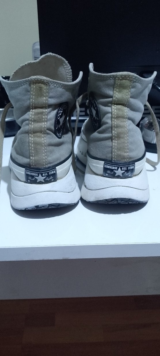 Bej Converse Chuck Taylor Kadın Spor Ayakkabı - Görsel 3