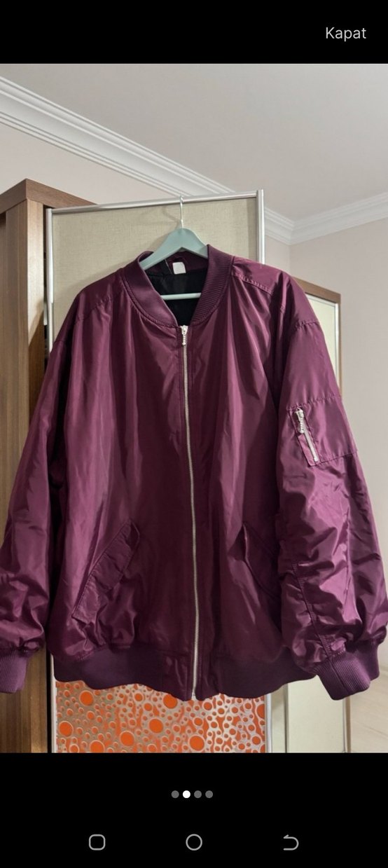 H&M DIVIDED  Fermuarlı Kolej Ceket - Görsel 2