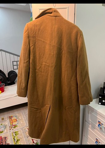 Düğmeli Kahverengi Süet Erkek Kaban - Görsel 4