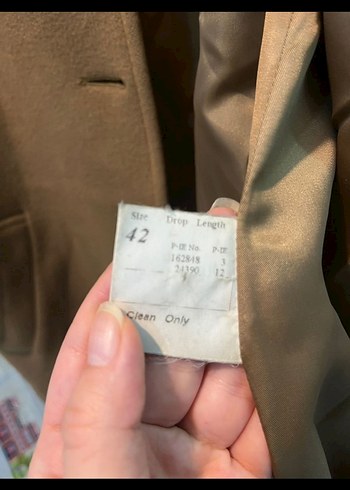 Düğmeli Kahverengi Süet Erkek Kaban - Görsel 2