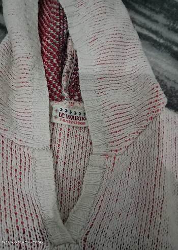 Nakışlı Kapüşonlu Kız Çocuk Panço - Görsel 7