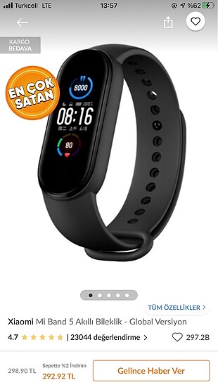 Xiaomi Mi band 5