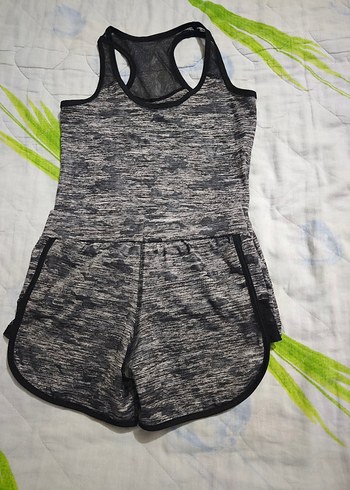 Gri Kadın şortlu takım - Görsel 2