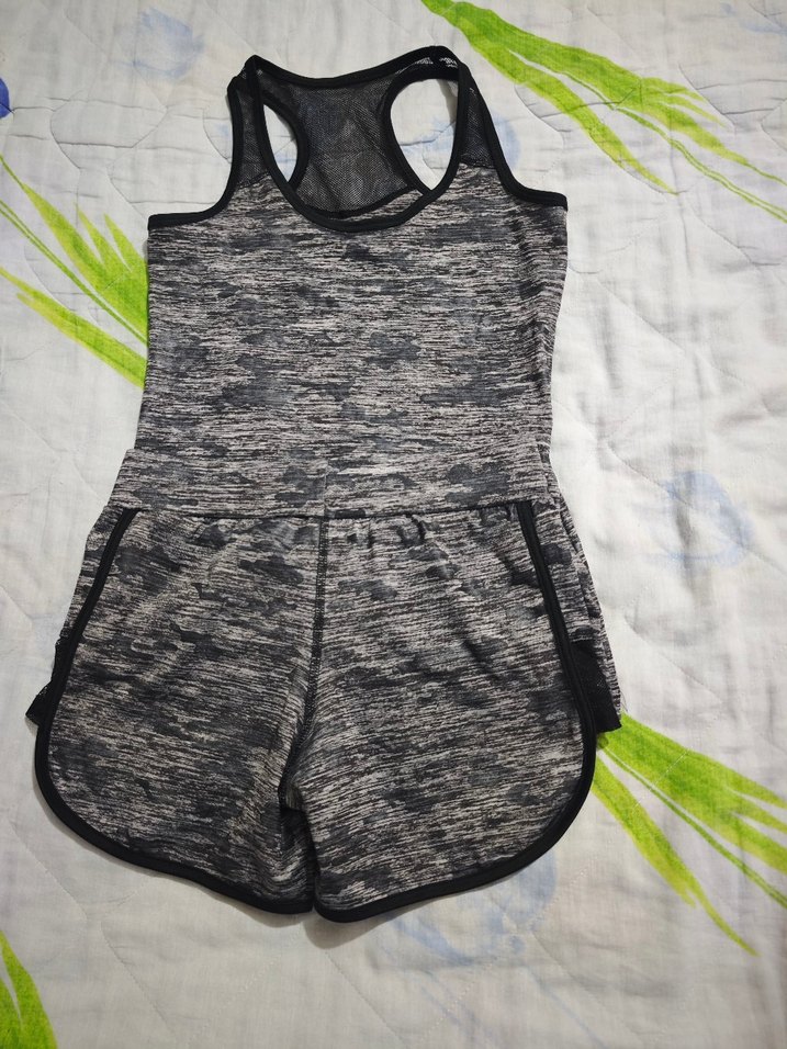 Gri Kadın şortlu takım - Görsel 2