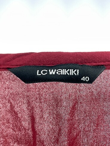 40 Beden bordo Renk LC Waikiki Bluz %70 İndirimli.