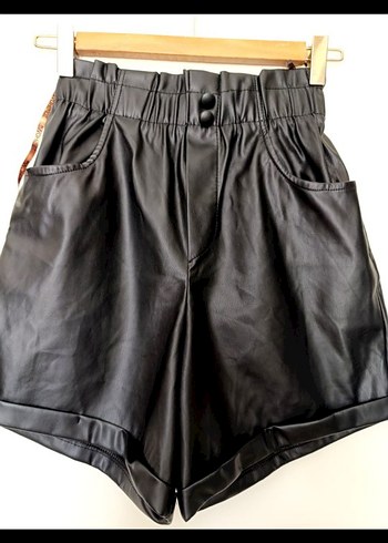 Suni Deri Şort - Görsel 4