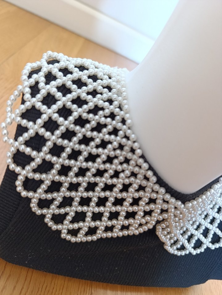 İncili Seyyar Yaka / Kolye - Görsel 2