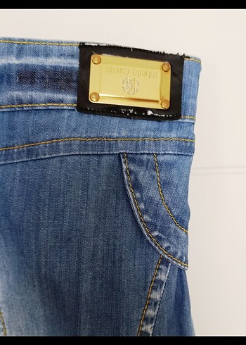 Roberto Cavalli Kot Etek - Görsel 7