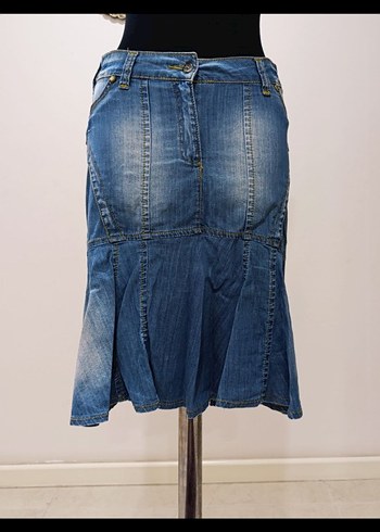 Roberto Cavalli Kot Etek - Görsel 4