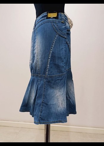 Roberto Cavalli Kot Etek - Görsel 5