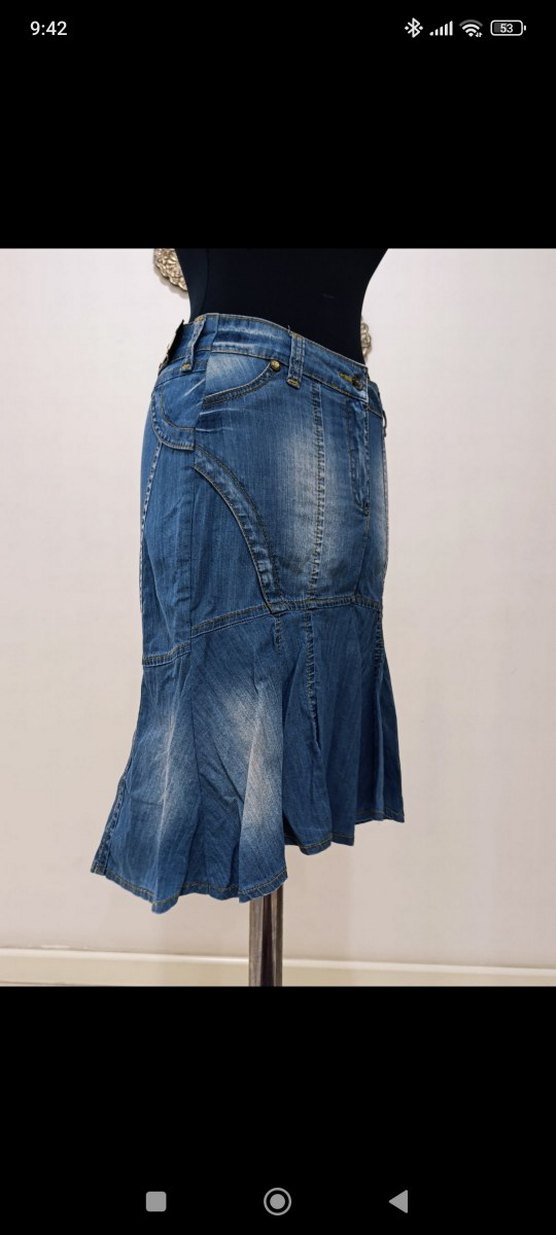 Roberto Cavalli Kot Etek - Görsel 3