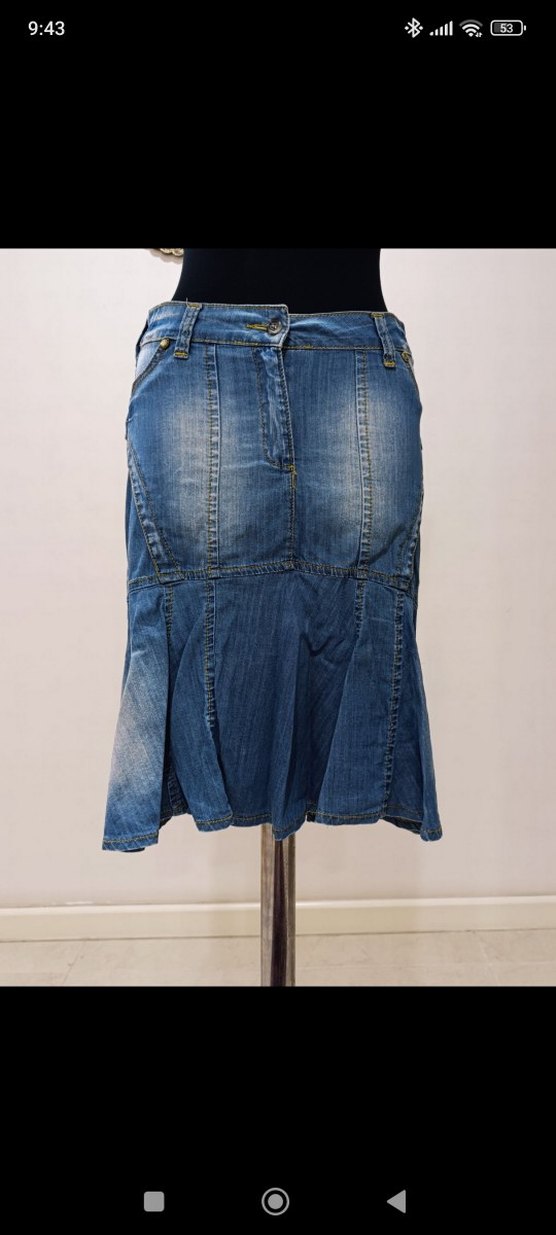 Roberto Cavalli Kot Etek - Görsel 4