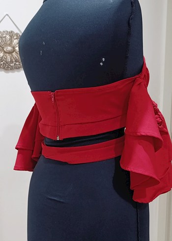 Kırmızı Büstiyer - Görsel 5