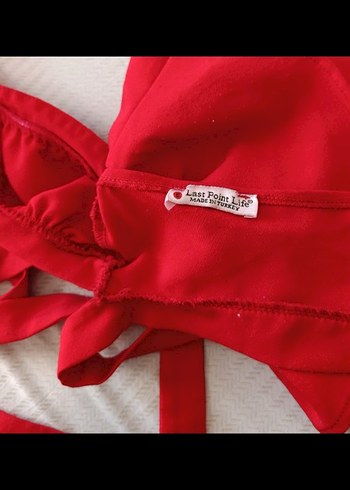 Kırmızı Büstiyer - Görsel 6