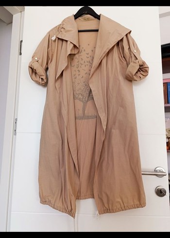 Arkası Kuş Desenli Kimono - Görsel 7