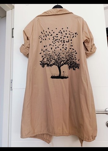 Arkası Kuş Desenli Kimono - Görsel 6