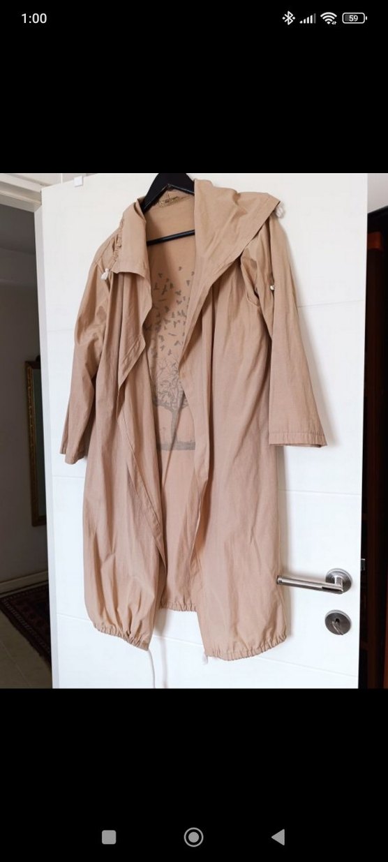 Arkası Kuş Desenli Kimono - Görsel 4