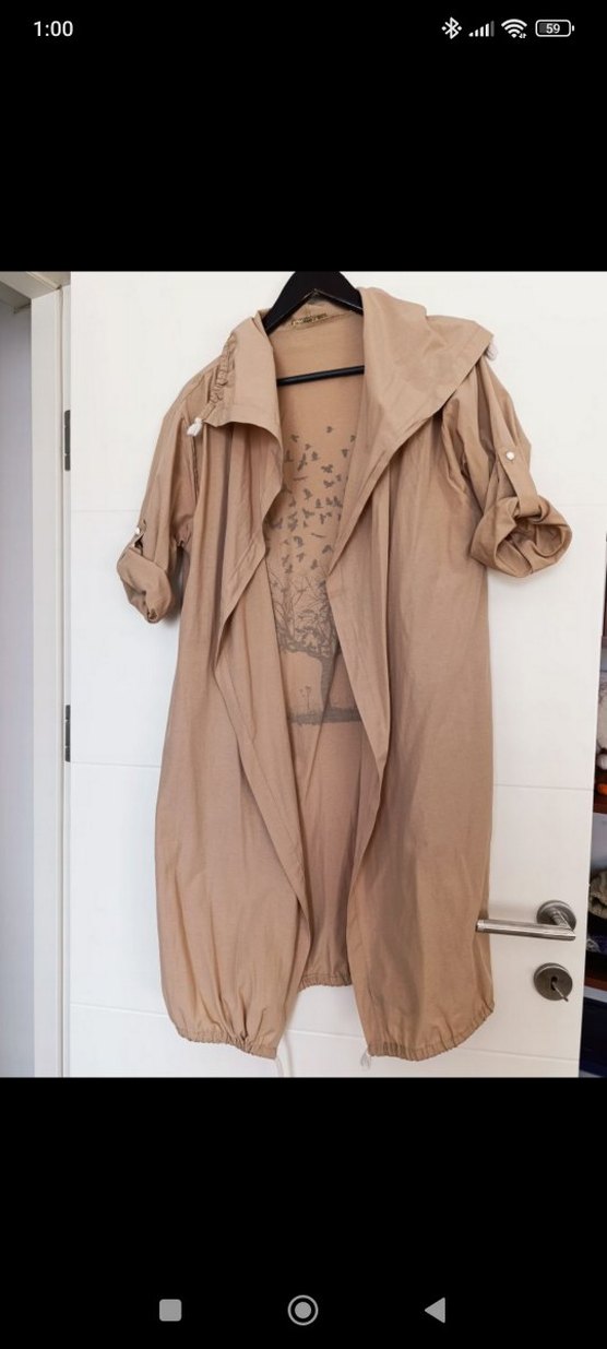 Arkası Kuş Desenli Kimono - Görsel 3