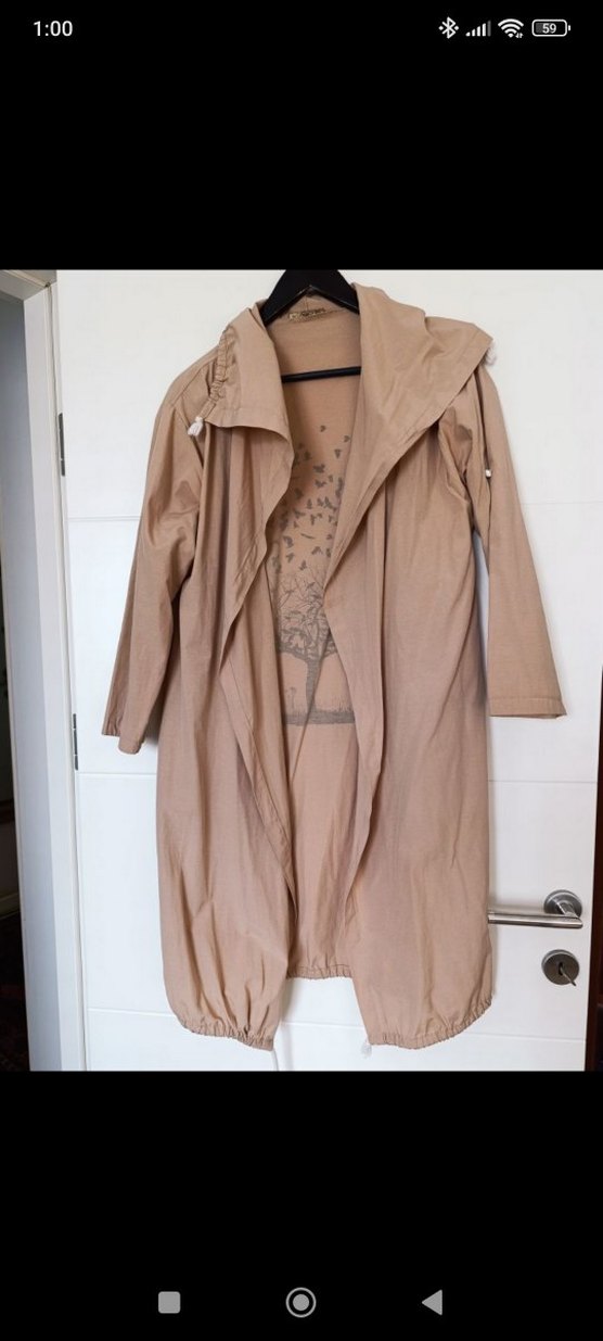 Arkası Kuş Desenli Kimono - Görsel 2