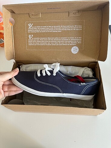 38,5 Beden lacivert Renk Orjinal keds