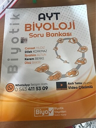 Ayt biyoloji biyotik yayınları