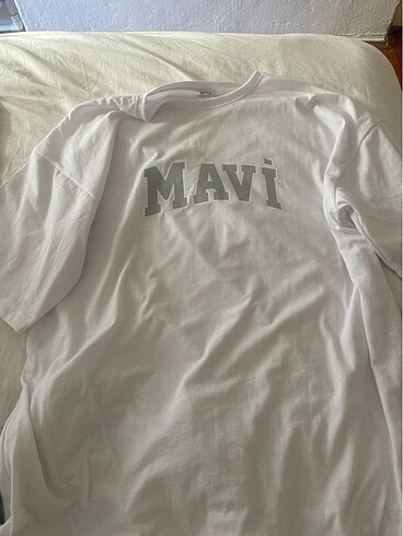 Tişört Mavi Oversize