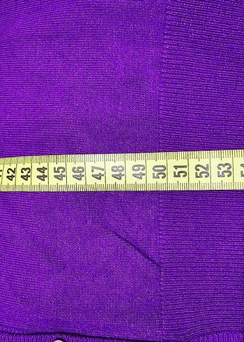 Mor Düğmeli Kadın Hırka - Görsel 5