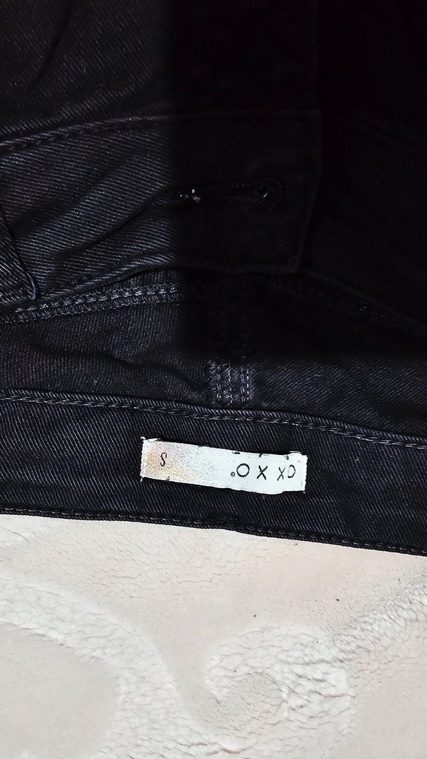 Siyah Kadın Denim Pantolon - Görsel 2