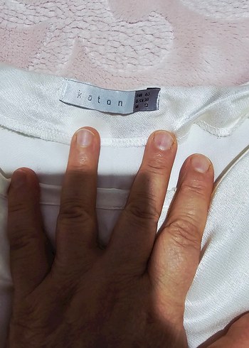 Beyaz-Siyah Midi Abiye Elbise - Görsel 2