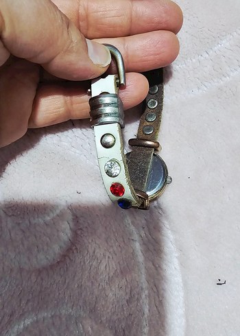 Renkli Payetli Paris Kulesi Kadın Saati - Görsel 3