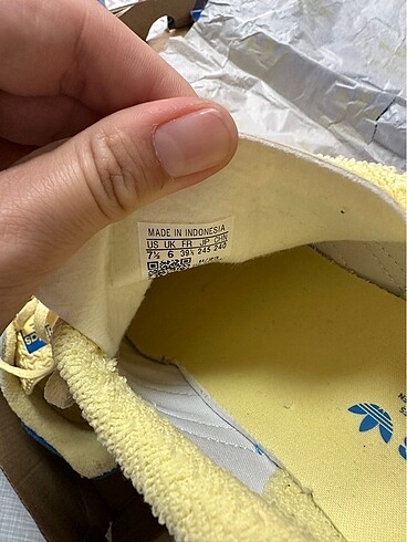 39,5 Beden mavi Renk Adidas gazelle